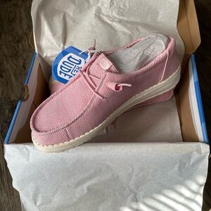Hey Dude Light Pink Loafers
